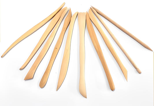 Mini modeling tools for clay sculpting spread out tools