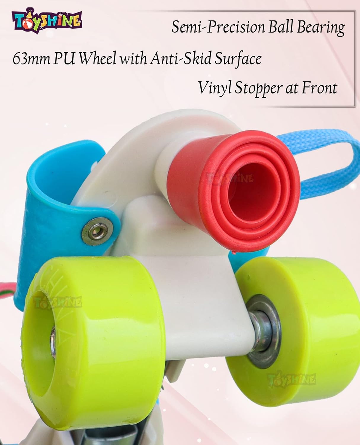 Toyshine Durable Baby Skates for Kids Boys Girls, Adjustable Skating brakes