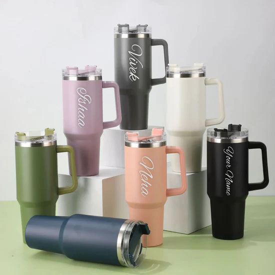 Tumbler Personalized Cheer — 1200ml Tumbler With Straw And Lid, Stainless Steel, Insulated